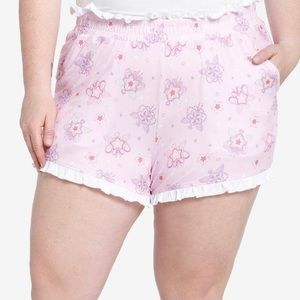 Kawaii Sakura Ruffle Lounge Shorts Plus‎ Size Hot Topic